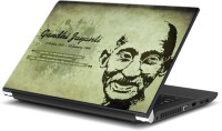 ezyPRNT Mahatama Gandhi (13 to 13.9 inch) Vinyl Laptop Decal 13   Laptop Accessories  (ezyPRNT)