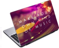 ezyPRNT Music Lovers and Musical Quotes M (14 to 14.9 inch) Vinyl Laptop Decal 14   Laptop Accessories  (ezyPRNT)