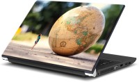 ezyPRNT Travel and Tourism Whopping Globe (15 to 15.6 inch) Vinyl Laptop Decal 15   Laptop Accessories  (ezyPRNT)