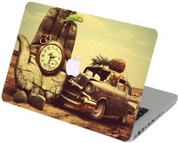 Swagsutra Swagsutra Cat Scarred while Driving Laptop Skin/Decal For MacBook Pro 13 With Retina Display Vinyl Laptop Decal 13   Laptop Accessories  (Swagsutra)