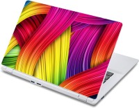 ezyPRNT Beautiful Colorful Curvy Lines Pattern (13 to 13.9 inch) Vinyl Laptop Decal 13   Laptop Accessories  (ezyPRNT)