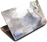 Anweshas Swan Vinyl Laptop Decal 15.6   Laptop Accessories  (Anweshas)