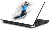 ezyPRNT Cricket Bowling ActionSports (15 to 15.6 inch) Vinyl Laptop Decal 15   Laptop Accessories  (ezyPRNT)