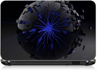VI Collections BLACK SPHERE EXPOSING BLUE RAY pvc Laptop Decal 15.6   Laptop Accessories  (VI Collections)