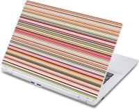 ezyPRNT Multicolor Horizontal Lines Pattern (13 to 13.9 inch) Vinyl Laptop Decal 13   Laptop Accessories  (ezyPRNT)
