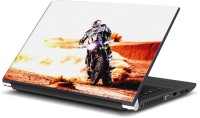 Rangeele Inkers Bike Racing On Dirt Vinyl Laptop Decal 15.6   Laptop Accessories  (Rangeele Inkers)