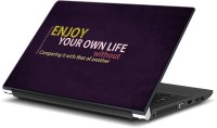 ezyPRNT Enjoy your own Life (15 to 15.6 inch) Vinyl Laptop Decal 15   Laptop Accessories  (ezyPRNT)