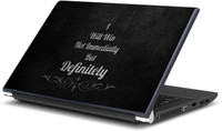 Artifa I will win quote Vinyl Laptop Decal 15.6 RS.289.00