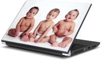Rangeele Inkers Cute 3 Babies Vinyl Laptop Decal 15.6   Laptop Accessories  (Rangeele Inkers)