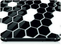 Box 18 Black 3d Hexagon231 Vinyl Laptop Decal 15.6   Laptop Accessories  (Box 18)
