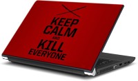 ezyPRNT Keep Calm and Kill Everyone (13 to 13.9 inch) Vinyl Laptop Decal 13   Laptop Accessories  (ezyPRNT)