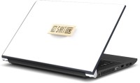 Rangeele Inkers Get Shit Done On Wood Vinyl Laptop Decal 15.6   Laptop Accessories  (Rangeele Inkers)