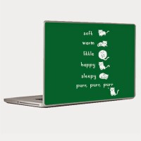Theskinmantra Kitty Chant Skin Laptop Decal 14.1   Laptop Accessories  (Theskinmantra)