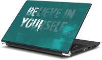 Rangeele Inkers Believe Quotes Vinyl Laptop Decal 15.6   Laptop Accessories  (Rangeele Inkers)