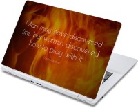 ezyPRNT Fire Motivation Quote (13 to 13.9 inch) Vinyl Laptop Decal 13   Laptop Accessories  (ezyPRNT)