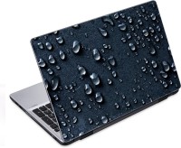 ezyPRNT Water Droplets on Grey Texture (14 to 14.9 inch) Vinyl Laptop Decal 14   Laptop Accessories  (ezyPRNT)