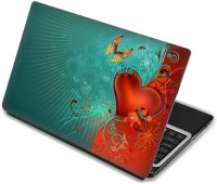 Shopmania Heart & Butterfly Vinyl Laptop Decal 15.6   Laptop Accessories  (Shopmania)