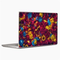 Theskinmantra Floral Mess Laptop Decal 14.1   Laptop Accessories  (Theskinmantra)