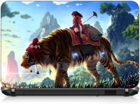 VI Collections ANIMATED TIGER & GIRL pvc Laptop Decal 15.6   Laptop Accessories  (VI Collections)