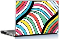 Seven Rays Color Waves Vinyl Laptop Decal 15.6   Laptop Accessories  (Seven Rays)