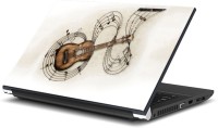 ezyPRNT Guitar Musical Instrument Music L (15 to 15.6 inch) Vinyl Laptop Decal 15   Laptop Accessories  (ezyPRNT)