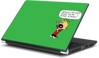 Rangeele Inkers Calvin About Happiness Vinyl Laptop Decal 15.6   Laptop Accessories  (Rangeele Inkers)