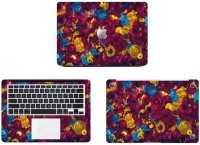 Swagsutra Floral Mess Vinyl Laptop Decal 11   Laptop Accessories  (Swagsutra)