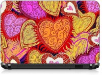 VI Collections HEARTS PAINTING pvc Laptop Decal 15.6   Laptop Accessories  (VI Collections)