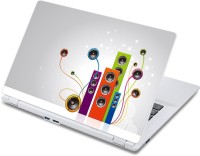 ezyPRNT Loud Speakers Music B (13 to 13.9 inch) Vinyl Laptop Decal 13   Laptop Accessories  (ezyPRNT)