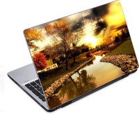 ezyPRNT Beautiful Morning In City (14 to 14.9 inch) Vinyl Laptop Decal 14   Laptop Accessories  (ezyPRNT)