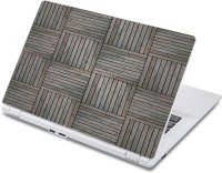 ezyPRNT Grey Wooden Texture Pattern (13 to 13.9 inch) Vinyl Laptop Decal 13   Laptop Accessories  (ezyPRNT)
