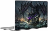 Swagsutra Skulled Dragon Laptop Skin/Decal For 13.3 Inch Laptop Vinyl Laptop Decal 13   Laptop Accessories  (Swagsutra)