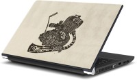 ezyPRNT Abstract Typography B (15 to 15.6 inch) Vinyl Laptop Decal 15   Laptop Accessories  (ezyPRNT)