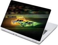 ezyPRNT Motor Car Fiery Racing Sports (13 to 13.9 inch) Vinyl Laptop Decal 13   Laptop Accessories  (ezyPRNT)