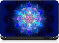 VI Collections BLUE FLOWER ABSTRACTS pvc Laptop Decal 15.6   Laptop Accessories  (VI Collections)