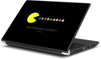 View Rangeele Inkers Pacman Vinyl Laptop Decal 15.6 Laptop Accessories Price Online(Rangeele Inkers)