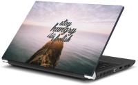 Dadlace Stay Hungry Stay Foolish Vinyl Laptop Decal 15.6   Laptop Accessories  (Dadlace)