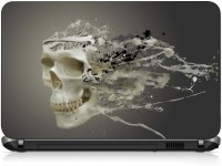VI Collections SKULL DISOLVING IN AIR pvc Laptop Decal 15.6   Laptop Accessories  (VI Collections)