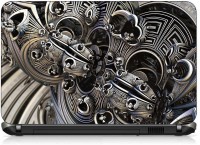 VI Collections BLACK ILLUTIONS ABSTRACT pvc Laptop Decal 15.6   Laptop Accessories  (VI Collections)