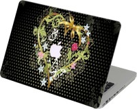 Theskinmantra Floral Heart Laptop Skin For Apple Macbook Air 11 Inch Vinyl Laptop Decal 11   Laptop Accessories  (Theskinmantra)
