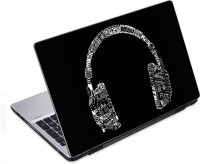 ezyPRNT Headphones and Earphones Music Z (14 to 14.9 inch) Vinyl Laptop Decal 14   Laptop Accessories  (ezyPRNT)