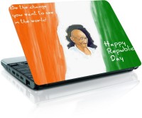 Shopmania Mahatma Gandhi Vinyl Laptop Decal 15.6   Laptop Accessories  (Shopmania)