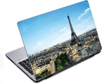 ezyPRNT The Great Eiffel Tower in Paris City (14 to 14.9 inch) Vinyl Laptop Decal 14   Laptop Accessories  (ezyPRNT)