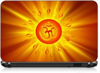 VI Collections OM ORANGE GLOW pvc Laptop Decal 15.6   Laptop Accessories  (VI Collections)