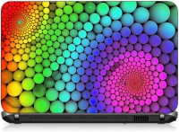 VI Collections COLOR BALLS IN SWRIL pvc Laptop Decal 15.6   Laptop Accessories  (VI Collections)