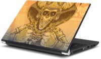 ezyPRNT Skull and Abstract B (15 to 15.6 inch) Vinyl Laptop Decal 15   Laptop Accessories  (ezyPRNT)