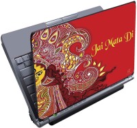 Finest Jai Mata Di Vinyl Laptop Decal 15.6   Laptop Accessories  (Finest)