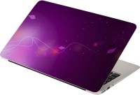 Anweshas Magenta Leaves Vinyl Laptop Decal 15.6   Laptop Accessories  (Anweshas)