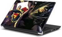 Rangeele Inkers Batman Superman Fight Vinyl Laptop Decal 15.6   Laptop Accessories  (Rangeele Inkers)