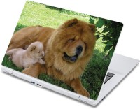 ezyPRNT Dog's Fatherhood Pet Animal (13 to 13.9 inch) Vinyl Laptop Decal 13   Laptop Accessories  (ezyPRNT)